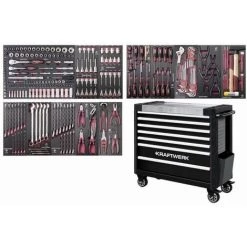 Meilleure affaire ???? Servante D'atelier Pro-Line P407 EVA KRAFTWERK 264 Pièces - 102.410.532 ????