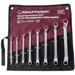 Remise ???? KRAFTWERK 3497R - Bag – Ac à 8 Clé étoile Plate 2 Bouche De 6 à 22mm ✨