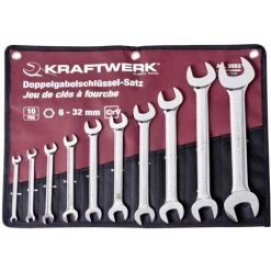 Tout neuf ???? Kraftwerk Double Clé De Fourche Réglée 6-32 Mm 10 Pcs ????