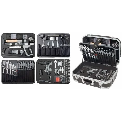 Meilleure vente ???? Kraftwerk Boîte à Outils De B160, 3/8 », 162 Pièces Avec Perceuse Centrale électrique ✔️ 2 Meilleure vente ???? Kraftwerk Boîte à Outils De B160, 3/8 », 162 Pièces Avec Perceuse Centrale électrique ✔️ – Image 2