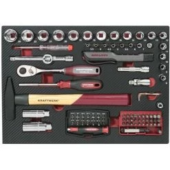 Promo ???? Kraftwerk Power Plant 3946 Boîte à Outils ALUPRO 151 Pcs ✔️ -KRAFTWERK Soldes 46262780 3