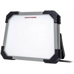 Promo ✨ KRAFTWERK Baladeuse De Chantier Led 230V T5000 Câble 5m 5000 Lumens Et 2 Prises Au Dos - Blanc ⌛