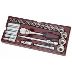 Sortie ???? KRAFTWERK 27 Parties Par Ligne Incrustation De Clé à Douille Complète 1/2 | 4900-03b ????